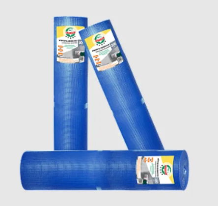Склосітка армована ANSERGLOB 10х10 320г/м2 синя (25м)