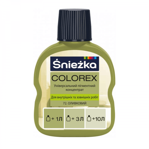 Colorex Снєжка 72-оливка (100 мл)