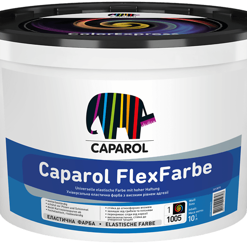 Фарба універсальна еластична акрилова Caparol FlexFarbe, База 3, 2,35л.