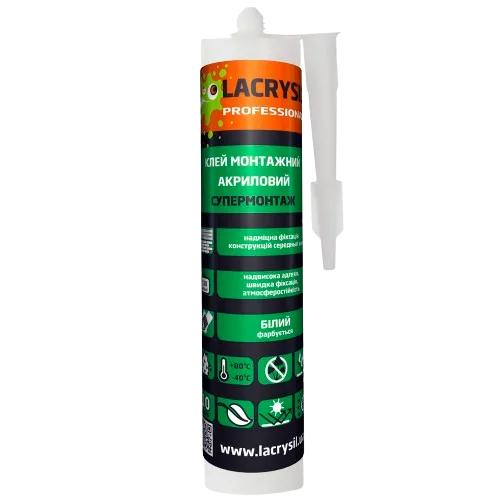 Клей Супермонтаж  0,4кг Lacrysil